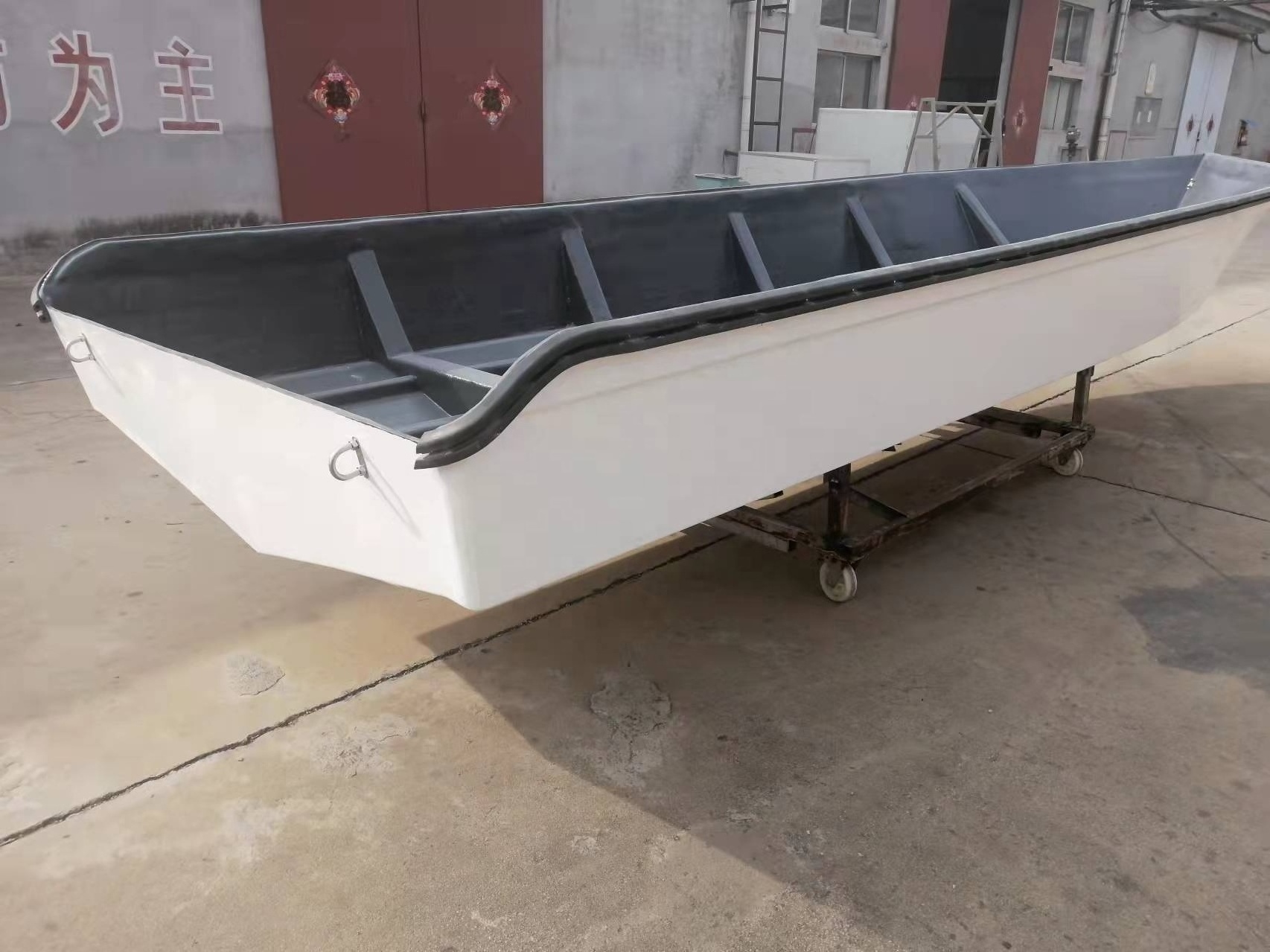 6.9m 23ft Cheap Fiberglass River Panga Boat Rescue Boat For Sale