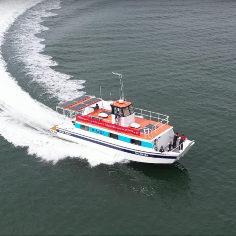 Flat botoom Aluminum aluminium landing craft work boat with diesel inboards engine and water jet