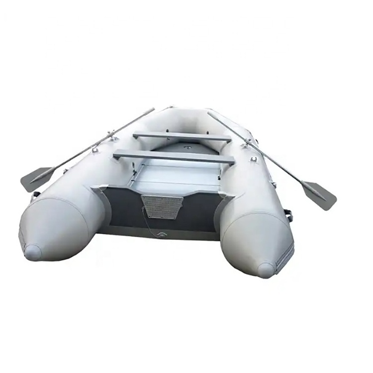 New Arrival China 330cm Plywood Floor Pontoon 5 Person Inflatable Boat Fishing With Paddles And Pump For Water Sports