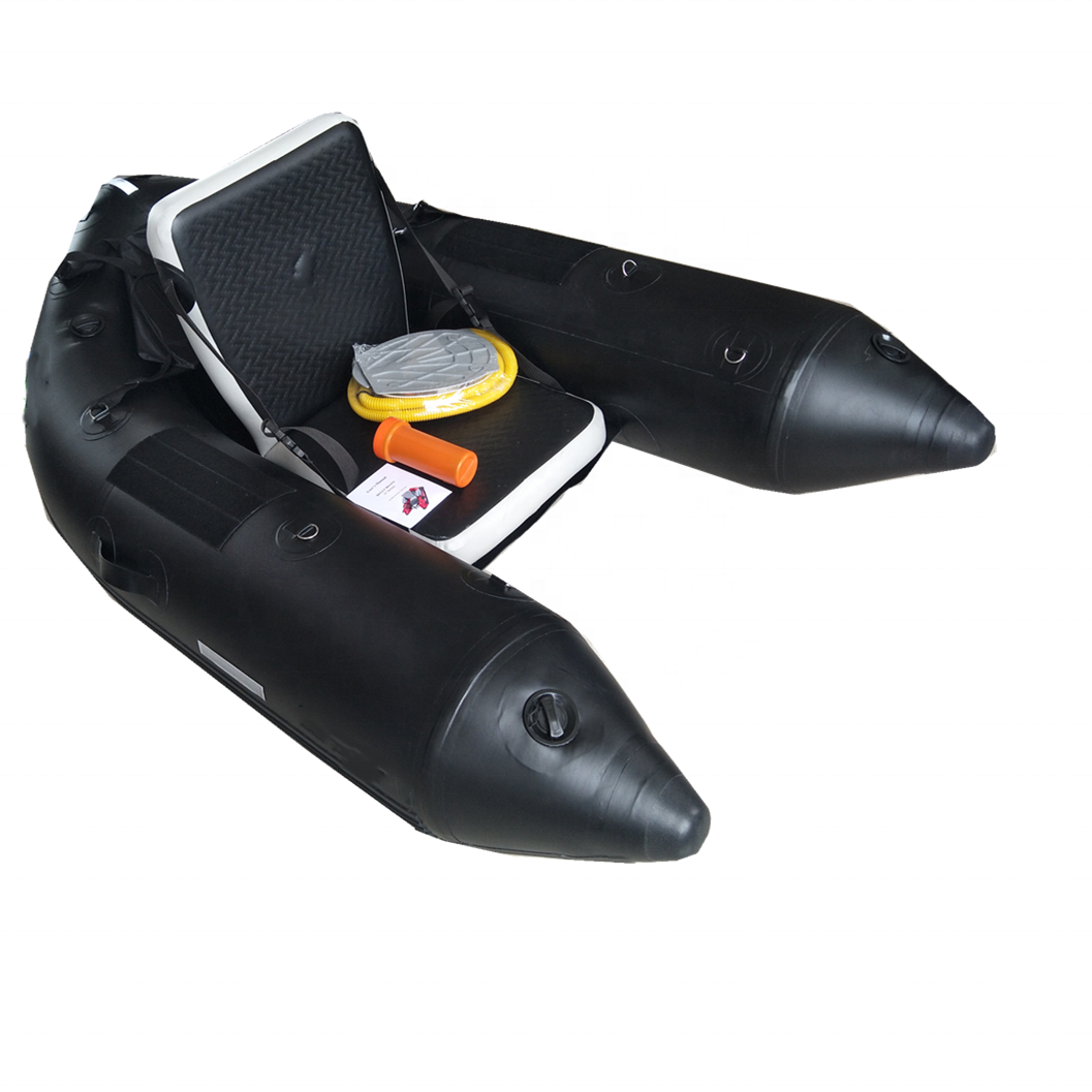 Cheap Price Inflatable Fishing Belly Pontoon float tube pvc Belly Boats for fishing