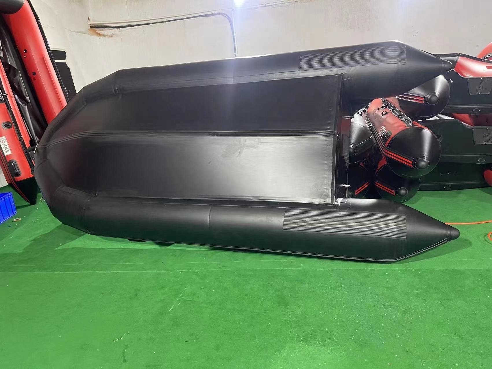 4.6m 15.3feet Inflatable Life Raft with Aluminum Floor for rescue in 1.2mm Black PVC