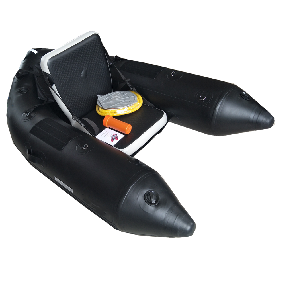 CE light weight small boat PVC material inflatable fishing float tube belly boat for one person