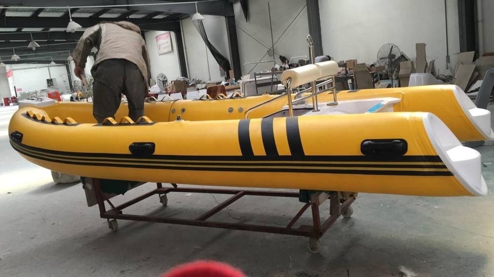 CE PVC 400 customized fiberglass boat molds glass bottom boats for sale