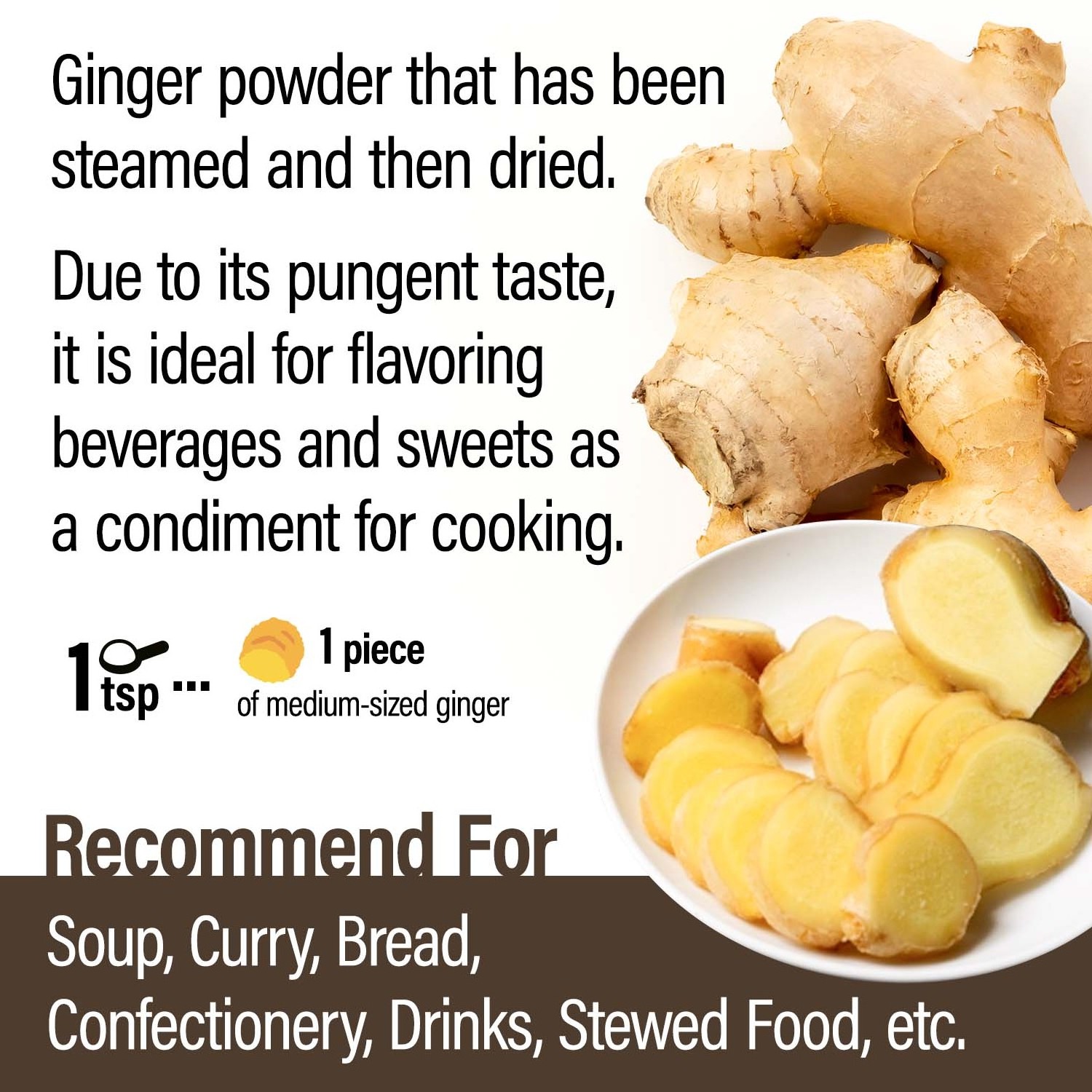 High Quality Natural Pure Ginger Powder Vegetarian Vegan 100% From Japan Wholesale