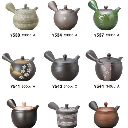 Kyusu Hot japanese porcelain teapot kettle with lid