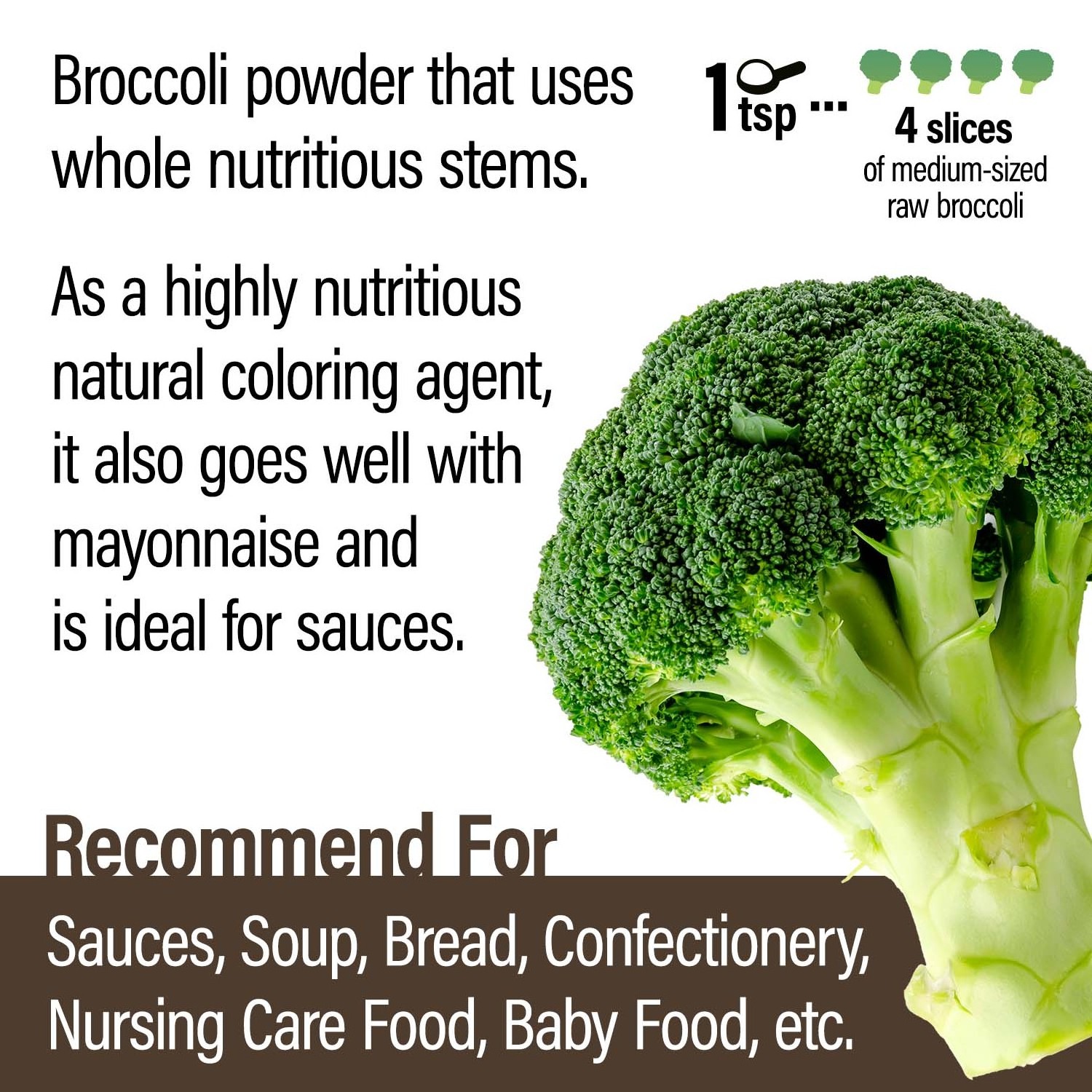 High Quality Natural Pure Broccoli Powder Vegetarian Vegan 100% From Japan Wholesale