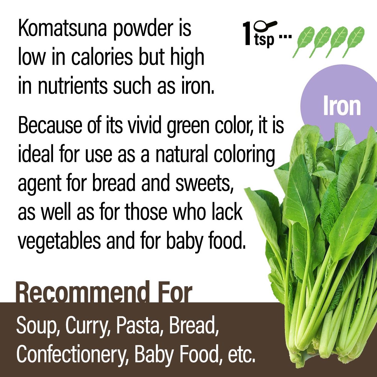 High Quality Natural Pure Komatsuna Powder Vegetarian Vegan 100% From Japan Wholesale