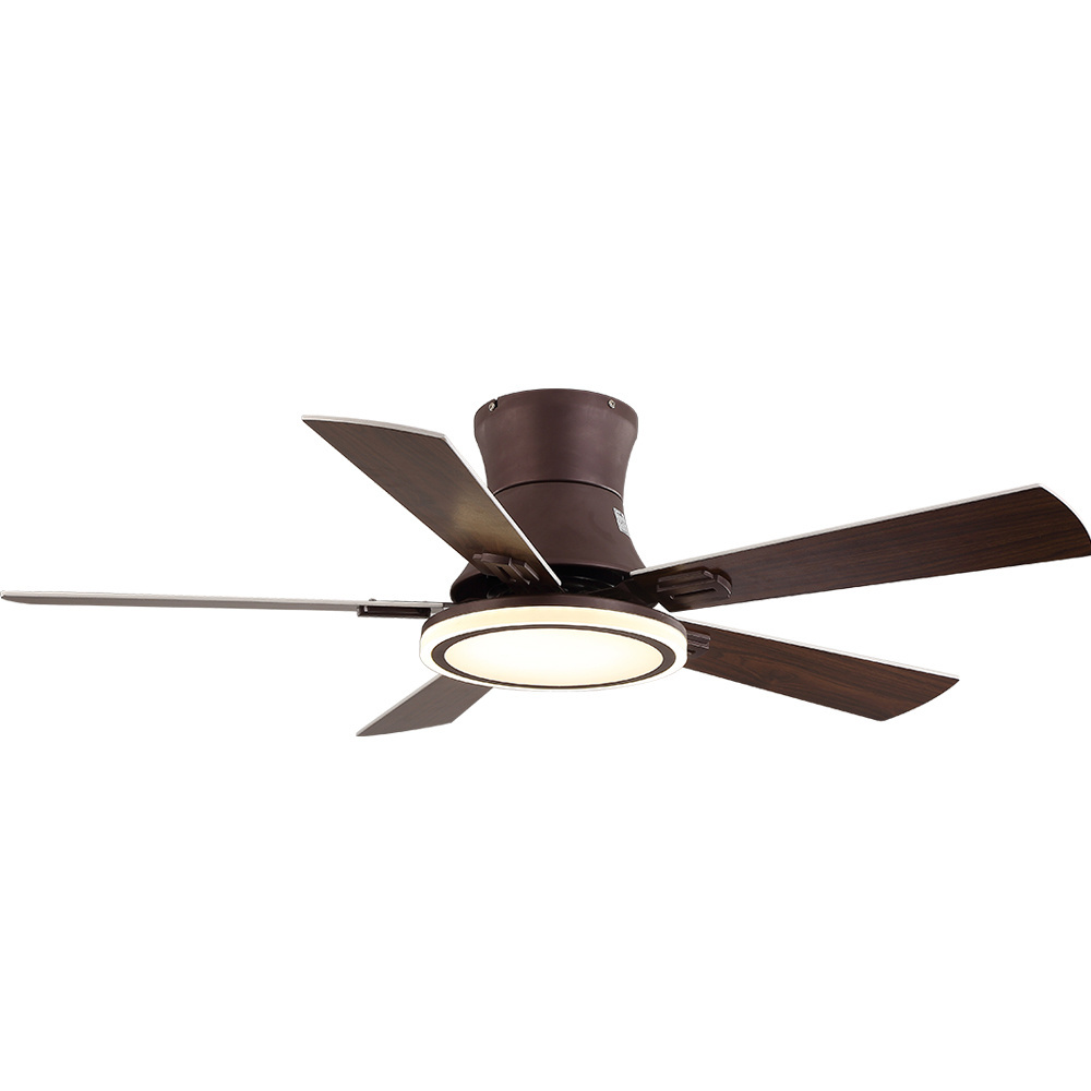 Popular Product New Design Air Cooler Bedroom Living Room Composite Board Blade Ceiling Fan Led Lights Ceiling