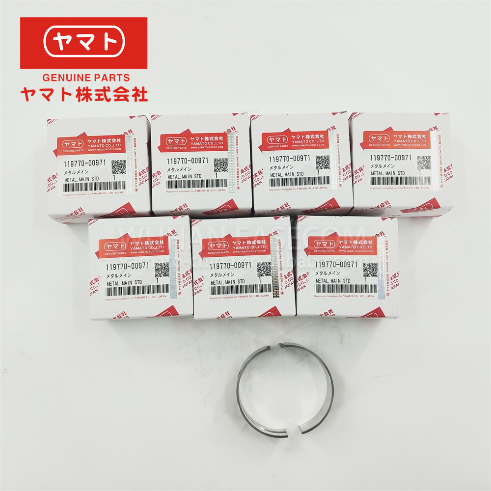 Japan OEM Parts Yanmar 6LPA-STP2 Marine Bearings 119770-00971 For Yanmar Marine 6LPA Main Bearings For Yanmar Marine Bearings