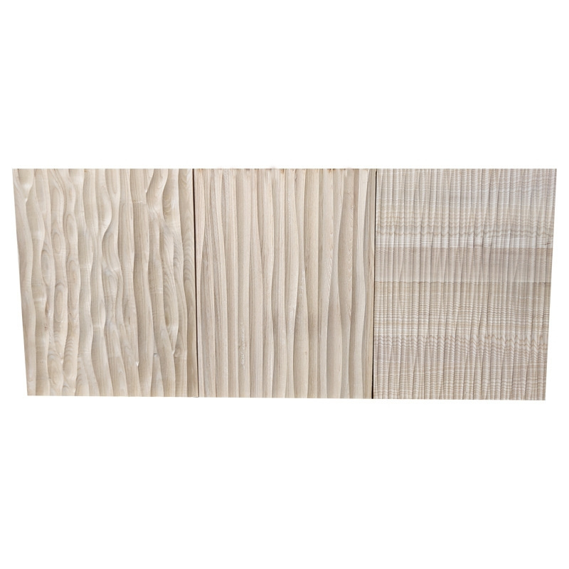 Villa Parapet Solid Wood Decorative Three-Dimensional Relief Background Wall Panel 0826