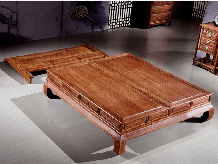 Modern New Chinese Style Solid Wood Bed