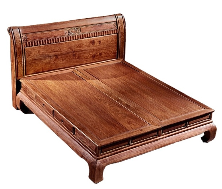 Modern New Chinese Style Solid Wood Bed