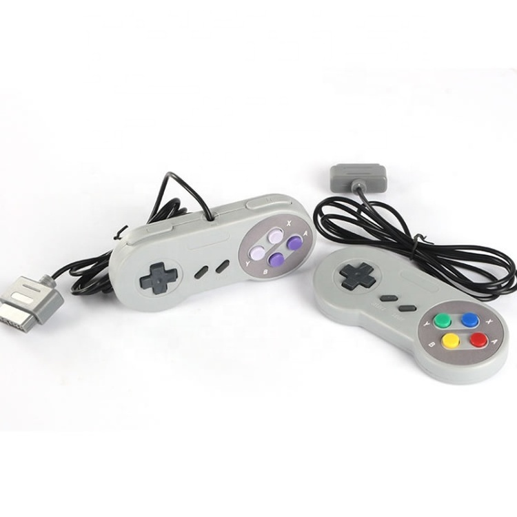 New 16 Bit Controller For Super Nintendo SNES System Console Gamepad