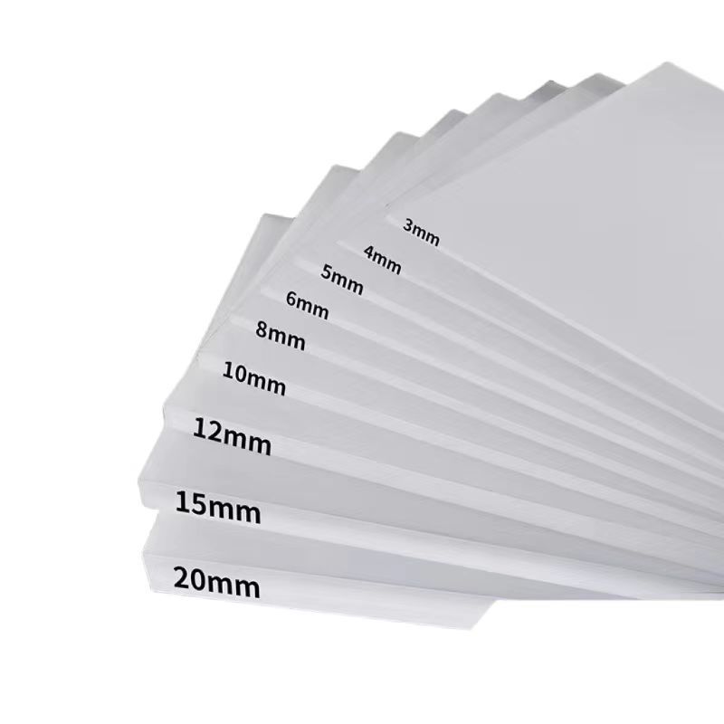 acrylic standing board pvc card pu sheet laser cutting