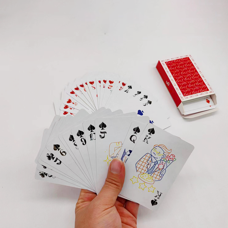 cheap custom printing full color game jumbo mini casino cheating poker playing cards with box