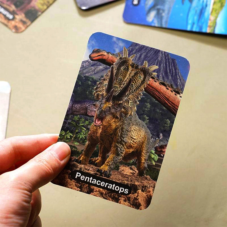 custom logo juegos de mesa tarot carte board paper dinosaur desk game playing cards printing