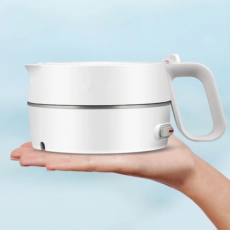 Folding Portable Electric Kettle Handheld Boiling Pot Automatic Power Off Protection Kettle Travel Water Boiler 110V/220V