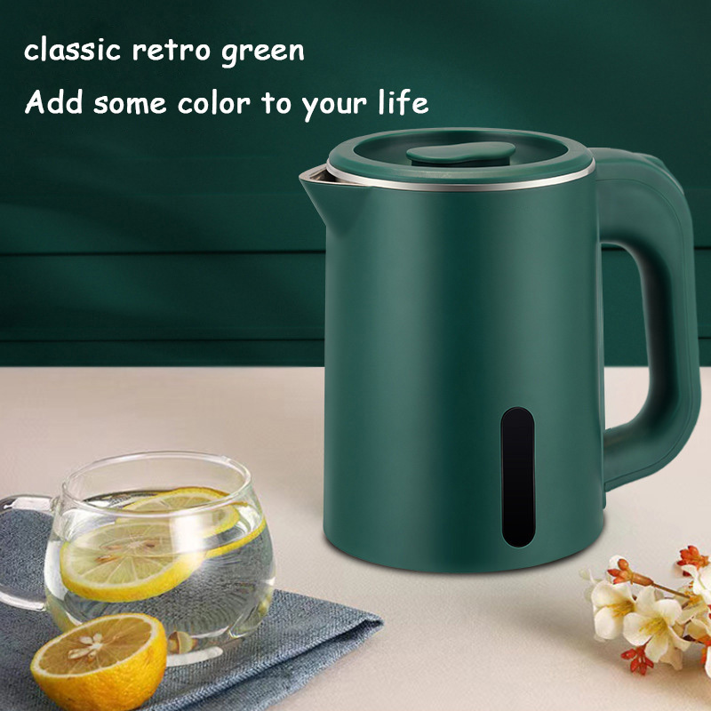 1.0L Mini Electric Kettle Small Capacity 304 Stainless Steel Teapot Hotel Dormitory Kettle Portable Travel Boil Water Pot 220V