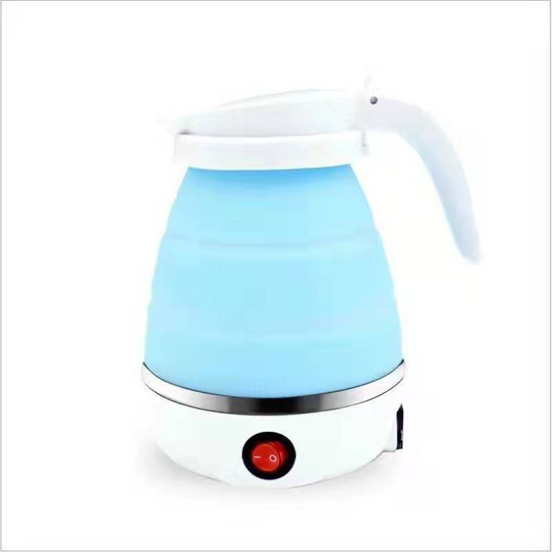 Foldable And Portable Teapot Water Heater 0.6L 600W 110/220V Electric Kettle For Travel And Home Tea Pot Water Kettle Silica Gel