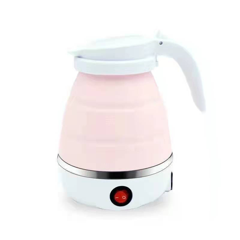 Foldable And Portable Teapot Water Heater 0.6L 600W 110/220V Electric Kettle For Travel And Home Tea Pot Water Kettle Silica Gel