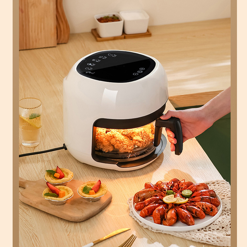 Home-appliance 5L Visual Air Fryer Household Multifunctional Electric Oven Oil Smoke Free Large Capacity Fryer air fryer oven