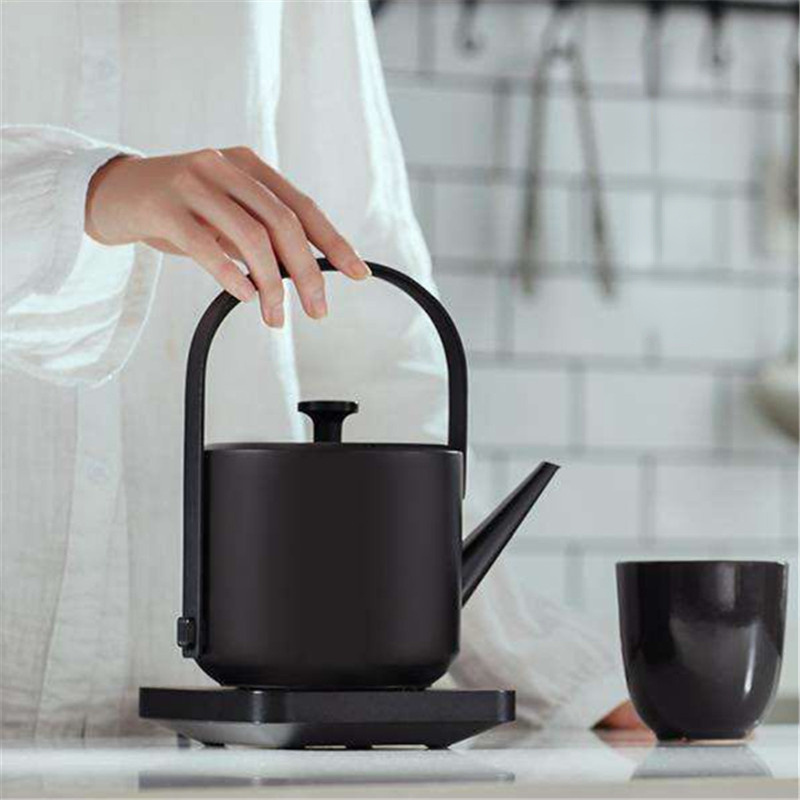 Japanese Retro Electric Kettle 0.6L Capacity Portable Water Boiler Stainless Steel Coffee Teapot For Home Office 3 Colors