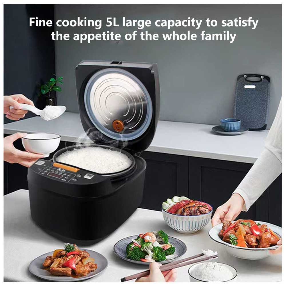 5L Household intelligent electric rice cooker Multifunctional electric rice cooker large capacity 2-8 people reservation cooking