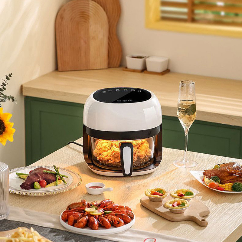 Home-appliance 5L Visual Air Fryer Household Multifunctional Electric Oven Oil Smoke Free Large Capacity Fryer air fryer oven