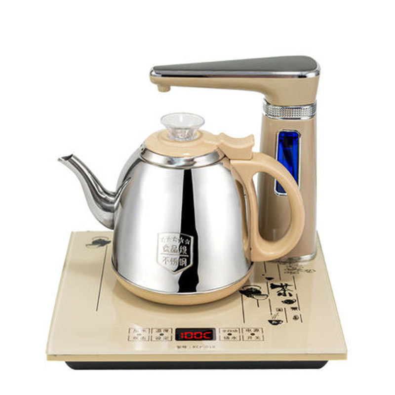 Electric Fully automatic Kettle teapot set 0.8L stainless steel safety auto-off Water Dispenser samovar Pumping stove household