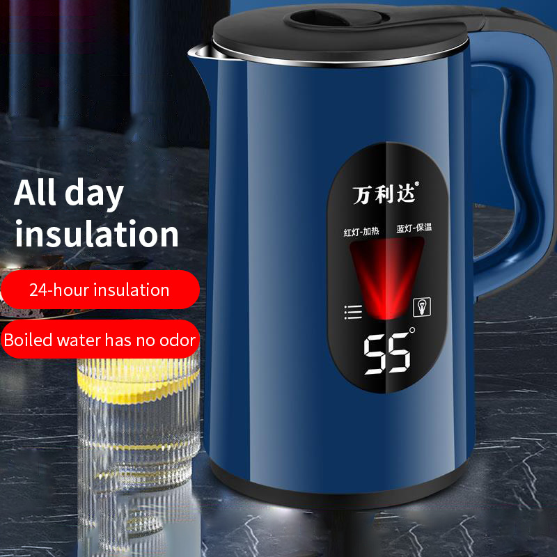 3L Constant Temperature Electric Kettle LED Display Smart Boiling Thermal Water Kettle Portable Household Electric Kettle 220V