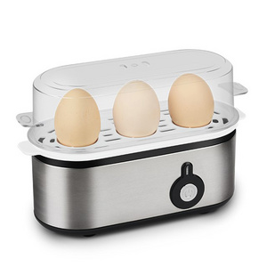 Multifunction Egg Cooker Household Mini Breakfast Egg Machine Automatic Power Off anti-dry Egg Boiler Stainless Steel 220V