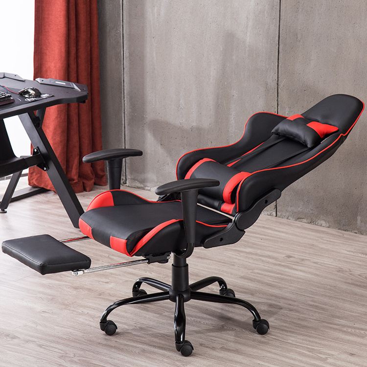 Modern Ergonomic Wholesale Racing Racer Desk Cheap Anji High Back Rgb Pro Oem Video Black And Red Gaming Chair