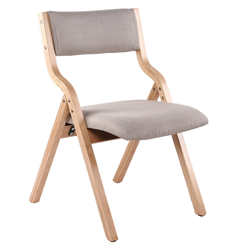 Nordic Classical Bent Bentwood Foldable Wooden Leisure Relax Rest Study Dining Wood Folding Chair