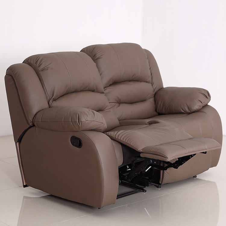 Furniture Recliner Set Leather Dubai Cinema Modern Power Electric Genuine 2 Seater 3 1 Double Seat Reclining Sectional Sofa