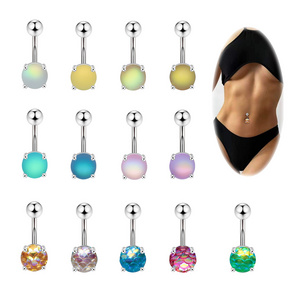 Wholesale Fashion Belly Rings Stainless Steel Navel Ring Belly Button Ring Piercing Jewelry