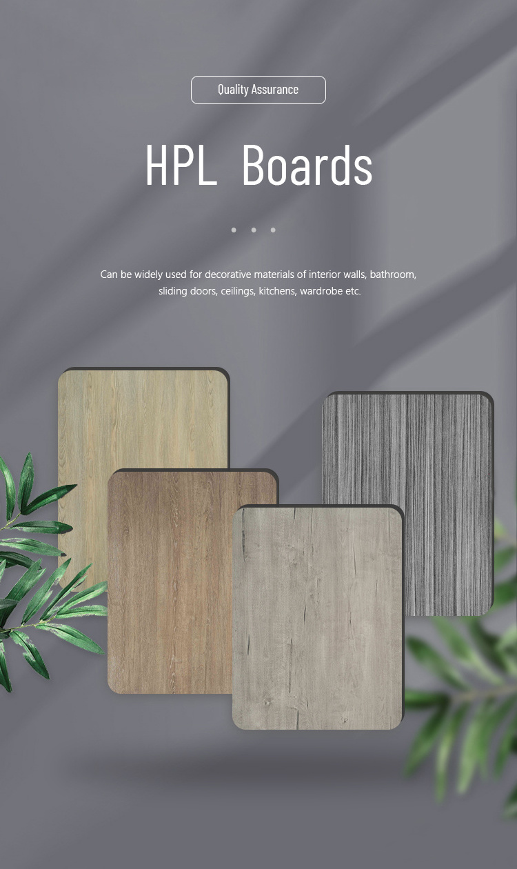 YA MING pressure laminate teak sheet standard worktop wall decoration panel hpl waterproof wall panels hpl board cabinet