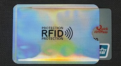 RFID Anti Demagnetization Aluminum Foil Credit Card Protector Cards Bag