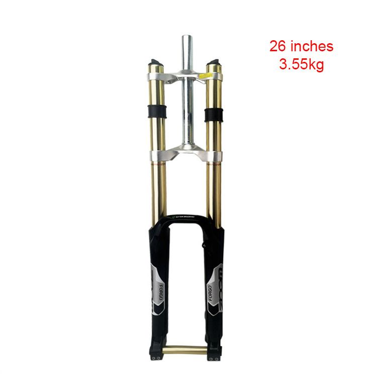 Wholesale Mountain Bike Front Fork Double Shoulder Bicycle Front Suspension Bike Fork