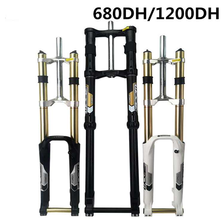 Wholesale Mountain Bike Front Fork Double Shoulder Bicycle Front Suspension Bike Fork