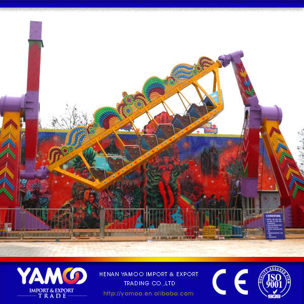 Yamoo Outdoor amusement park space 360 degree swing top rotating rides for sale