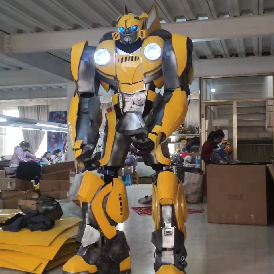 YAMOO The factory wholesale makes a wearable bum blebee robot costume