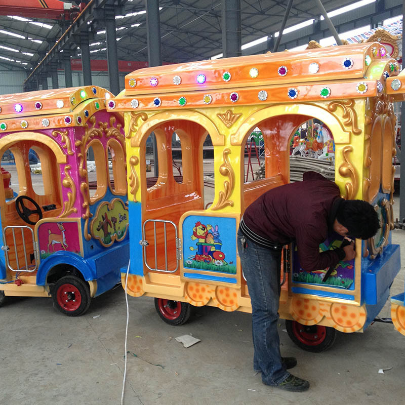 New Kiddie Rides Train in Amusement Parks For Sale !