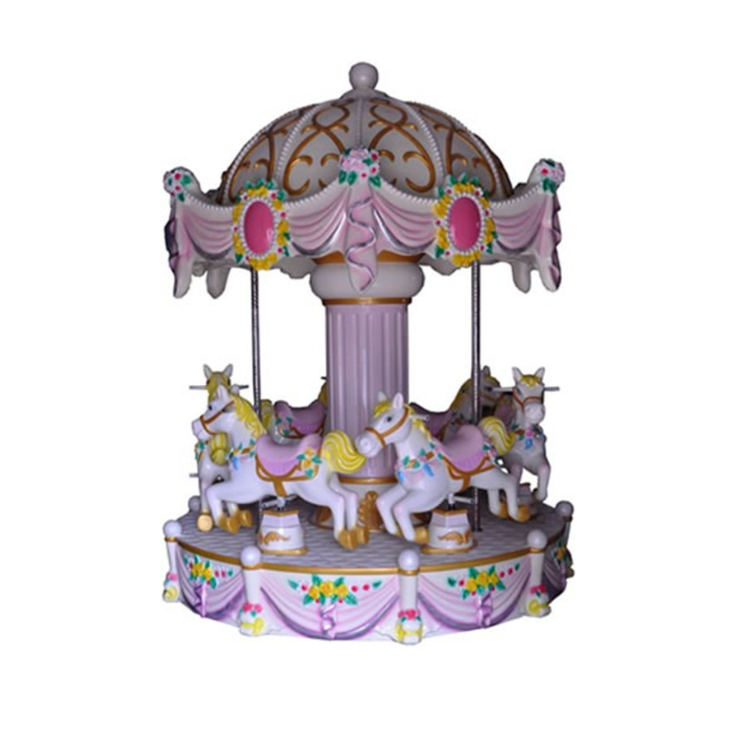 Kiddie rides mini carousel for sale/ coin-operated mini carousel for children