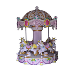 Kiddie rides mini carousel for sale/ coin-operated mini carousel for children