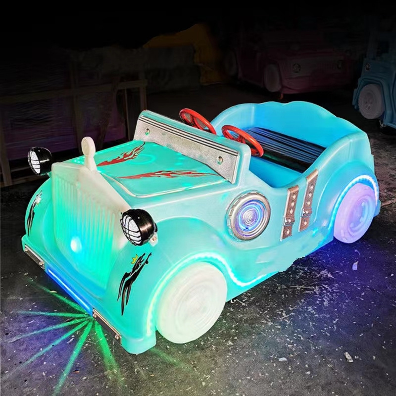 Children's amusement equipment baby light up bumper car