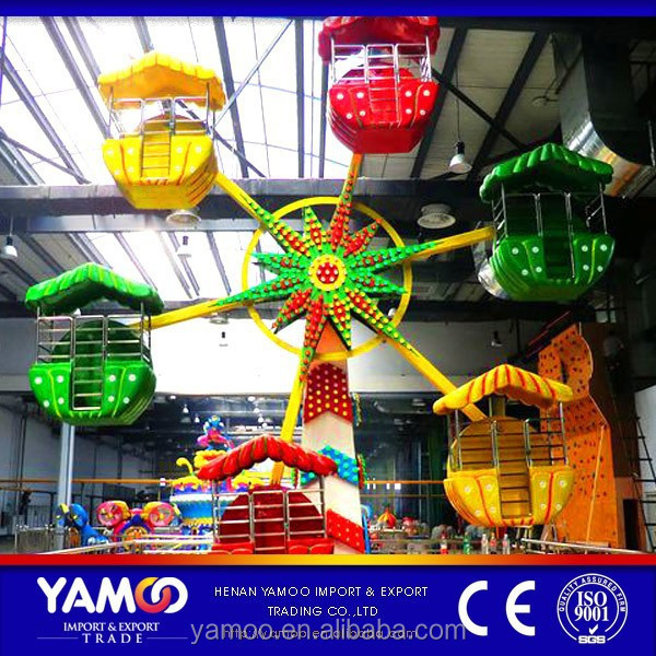 Attractive children games funfair rides mini ferris wheel/fairground equipment for sale