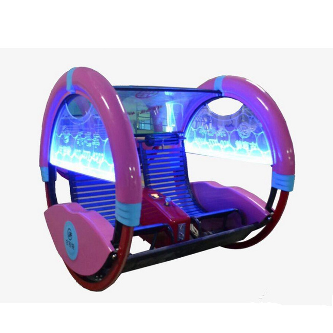 Outdoor amusement kids ride games Happy car swing car ride on sale