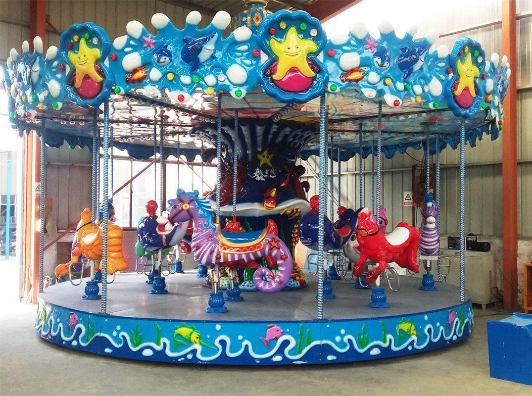 Attraction Amusement Carousel Swing Carousel Rotating Merry Go Round