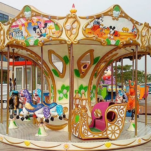 YAMOO Fairground rides merry go round miniature carousel for sale