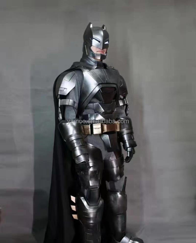 Custom cosplay movie character superhero Bat man costume armor set for adults